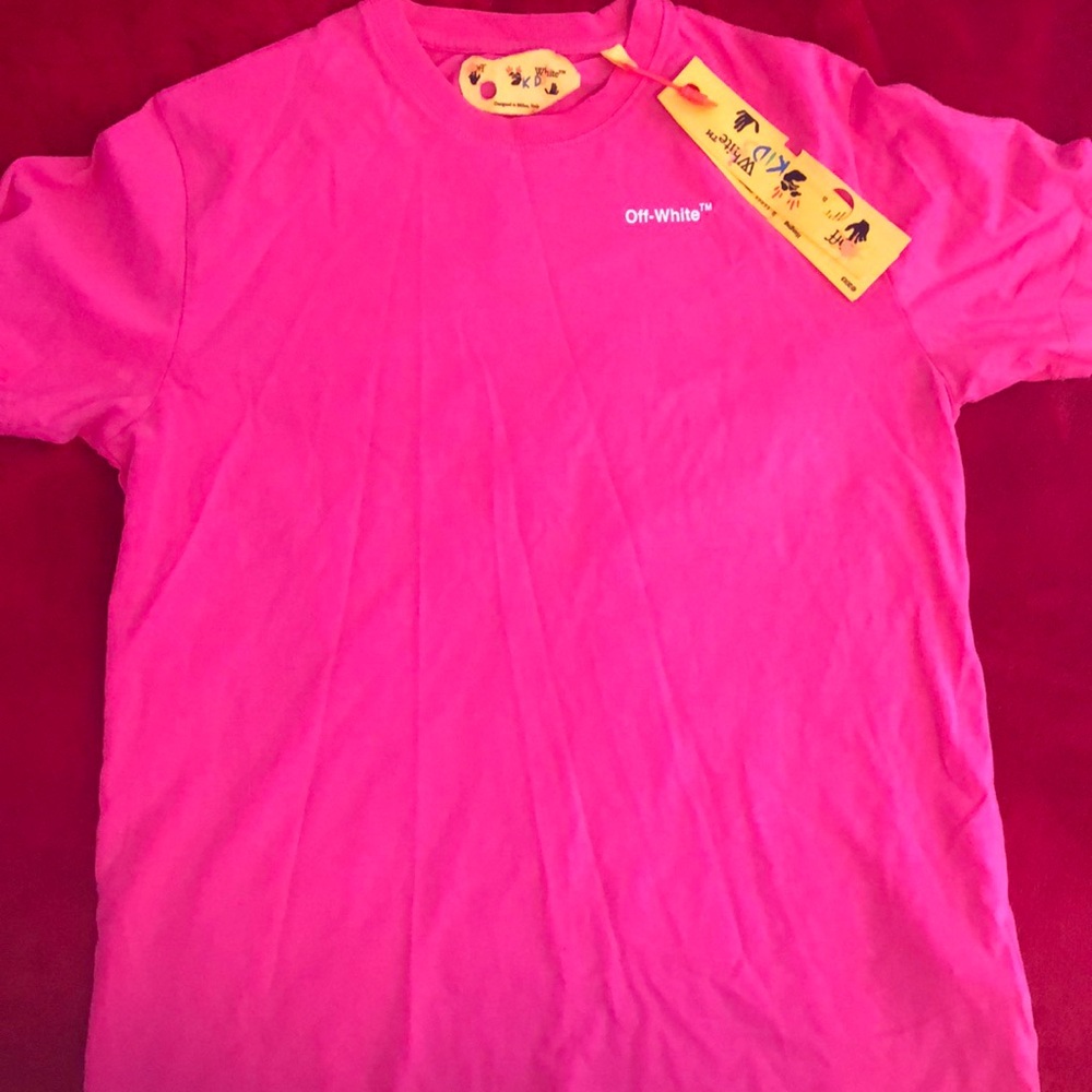 Off-White 2013 Collection Kids Size 12 Rubber Arrow Tee NWT